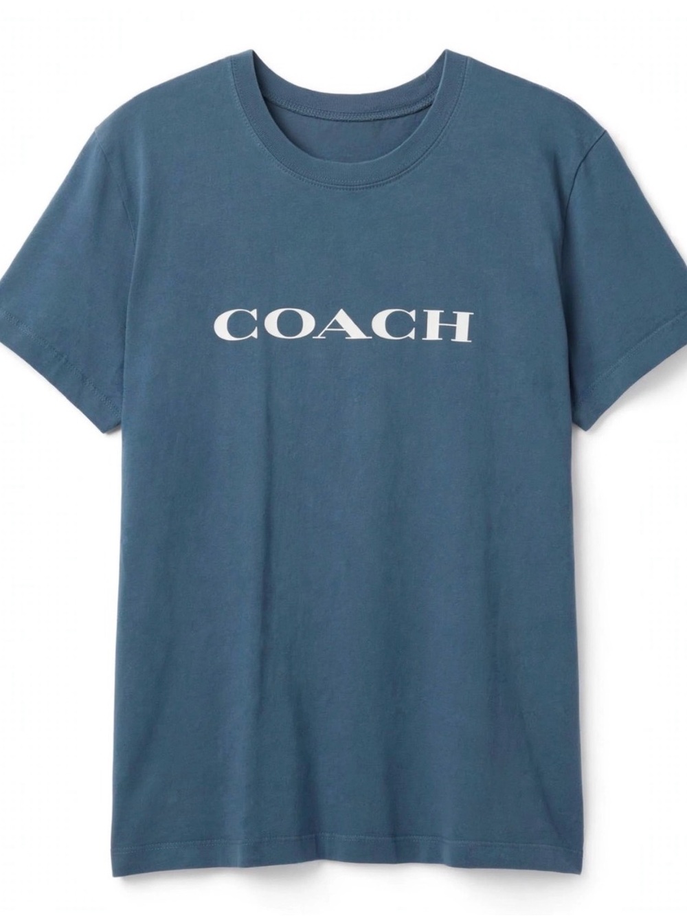 COACH Essential Short-Sleeve Tee in Slate Blue